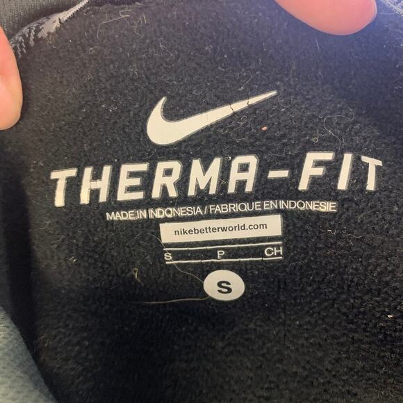 Nike Men's Pullover Graphic Hoodie Drawstring Long Sleeve Black Size Small - Picture 3 of 5